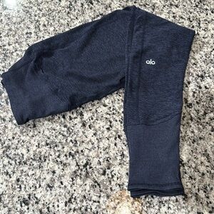 ALO Alosoft Leggings in Heathered Navy